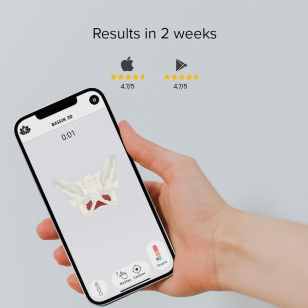 Pelvic Floor Trainer with App for Bladder Control & Support