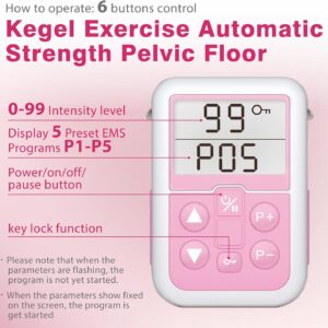 Pelvic Floor Muscle Trainer for Bladder Control and Women's Wellness