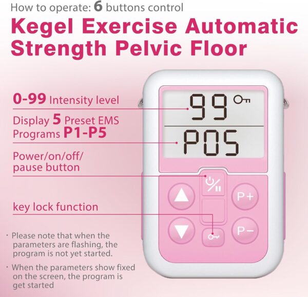 Pelvic Floor Muscle Trainer for Bladder Control and Women's Wellness